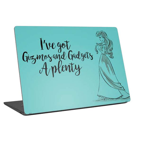 Disney Princess Ariel Gizmos and Gadgets Art Universal Laptop 11in (8.8 x 6.2in) Skin